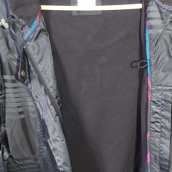 Oakley Light Spring Fall Black & Gray Trench Coat Jacket, Medium - Picture 10 of 10